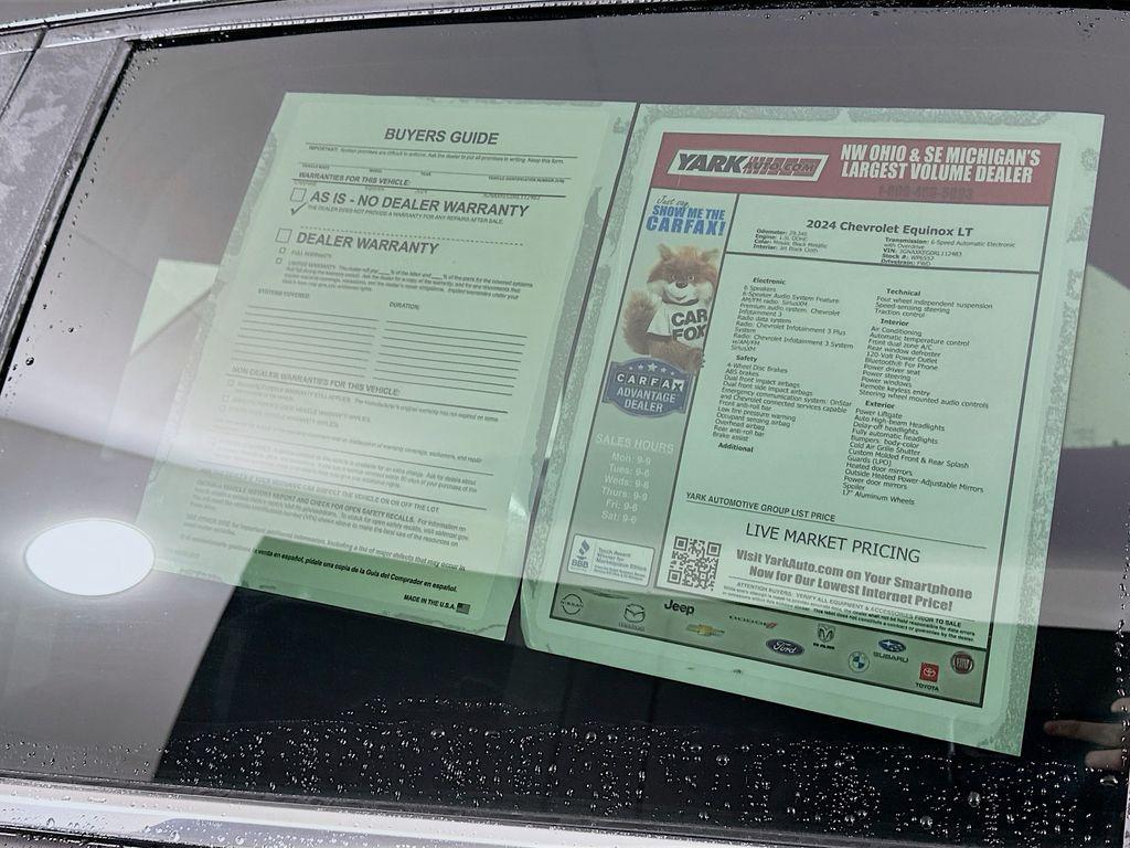 used 2024 Chevrolet Equinox car, priced at $20,903