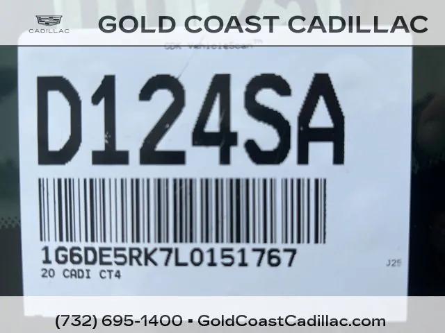 used 2020 Cadillac CT4 car, priced at $17,990
