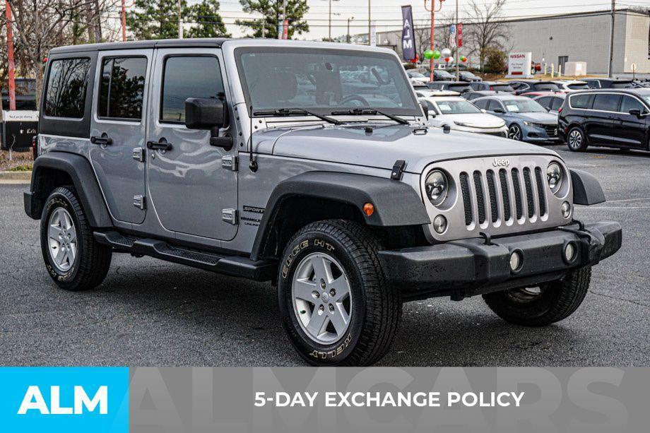 used 2018 Jeep Wrangler JK Unlimited car, priced at $14,920