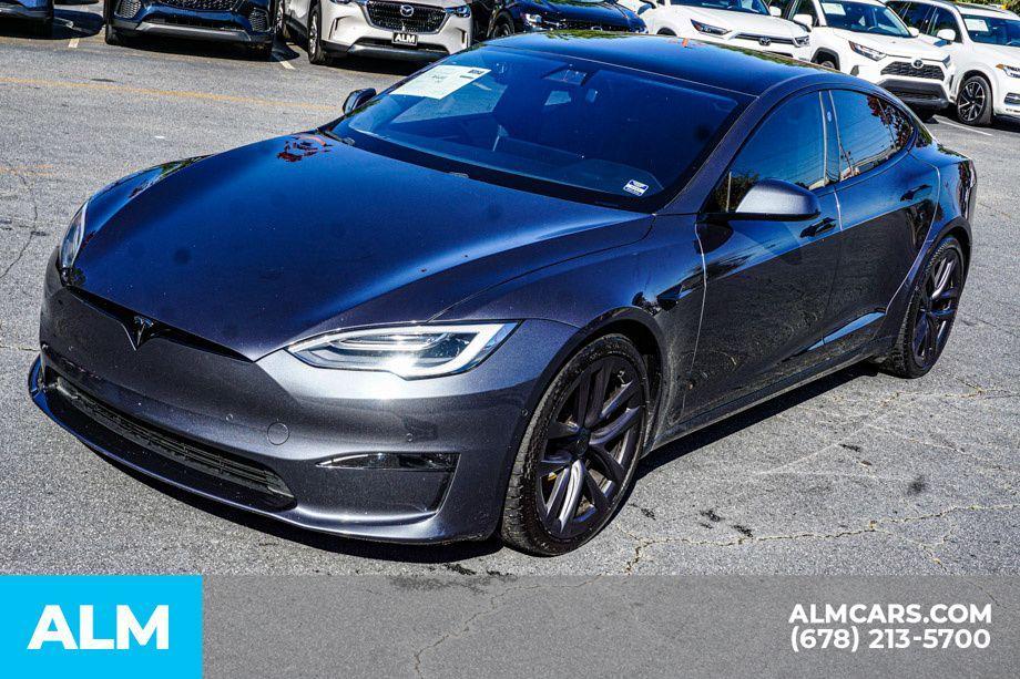 used 2021 Tesla Model S car, priced at $51,920
