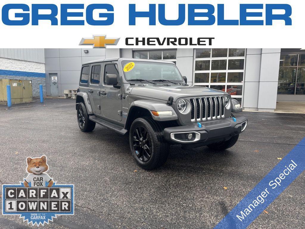 used 2022 Jeep Wrangler Unlimited 4xe car, priced at $31,475