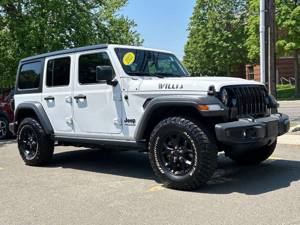 used 2021 Jeep Wrangler Unlimited car, priced at $27,990