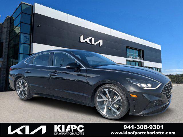 used 2021 Hyundai Sonata car, priced at $15,551