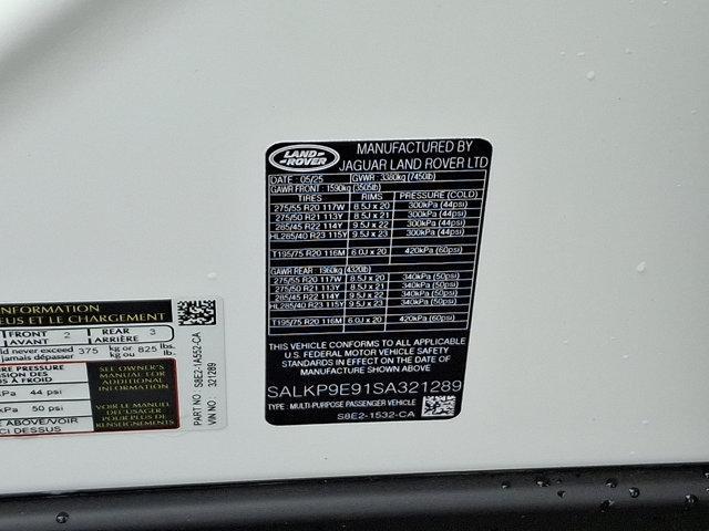 new 2025 Land Rover Range Rover car, priced at $163,600