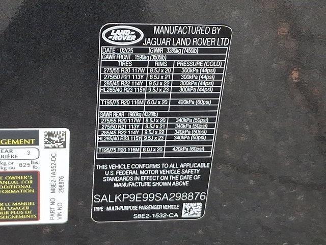 new 2025 Land Rover Range Rover car, priced at $142,105