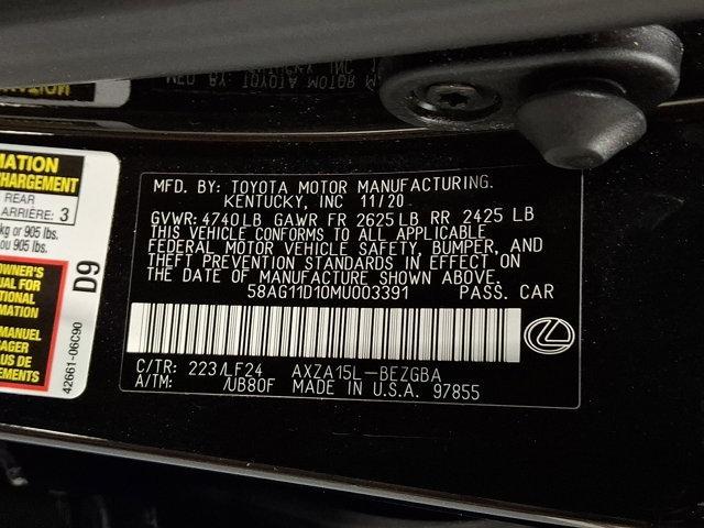 used 2021 Lexus ES 250 car, priced at $29,995