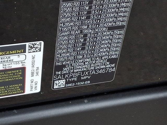 new 2026 Land Rover Range Rover car, priced at $124,635