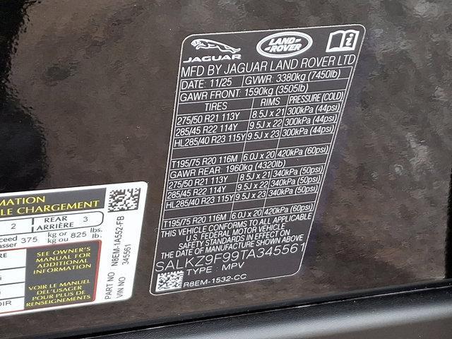 new 2026 Land Rover Range Rover car, priced at $232,995