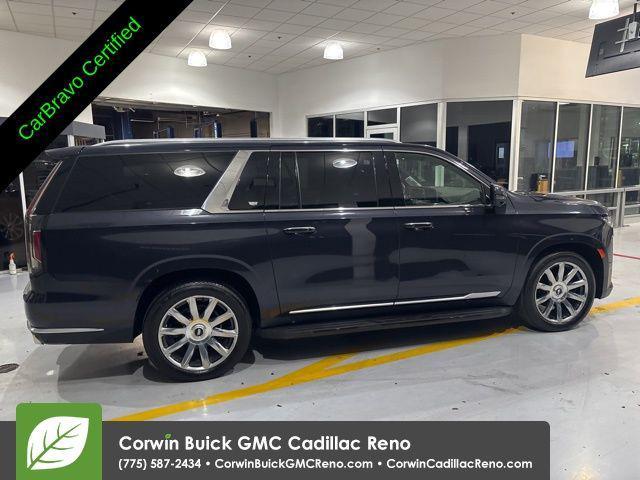 used 2022 Cadillac Escalade ESV car, priced at $60,995