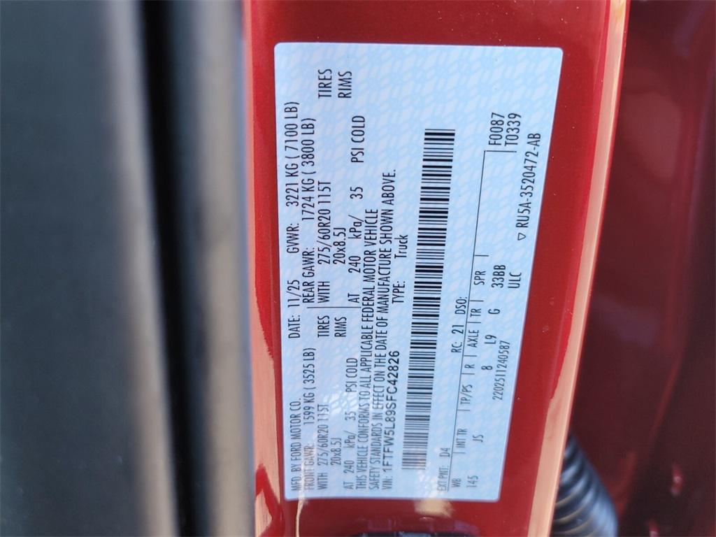 new 2025 Ford F-150 car, priced at $73,185