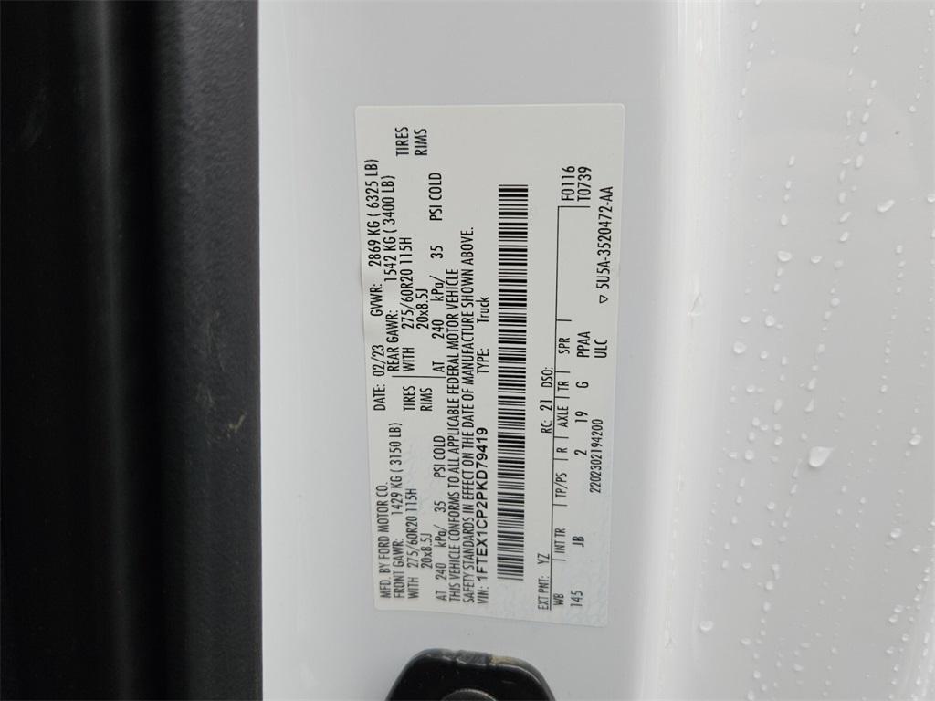 used 2023 Ford F-150 car, priced at $27,999