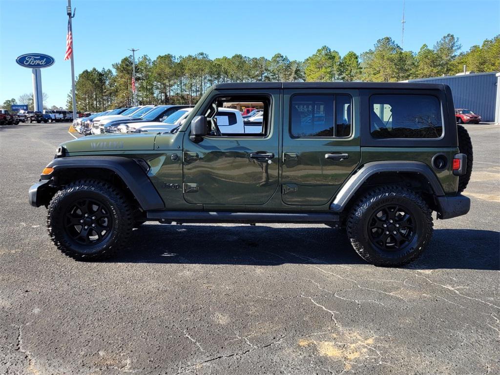 used 2021 Jeep Wrangler car, priced at $28,444
