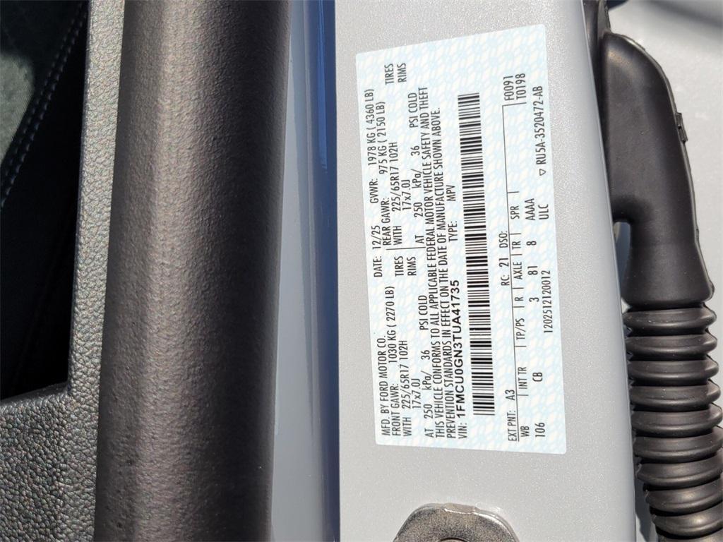 new 2026 Ford Escape car, priced at $31,499