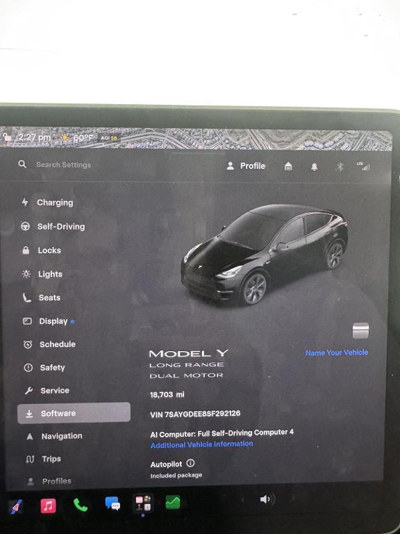 used 2025 Tesla Model Y car, priced at $42,495