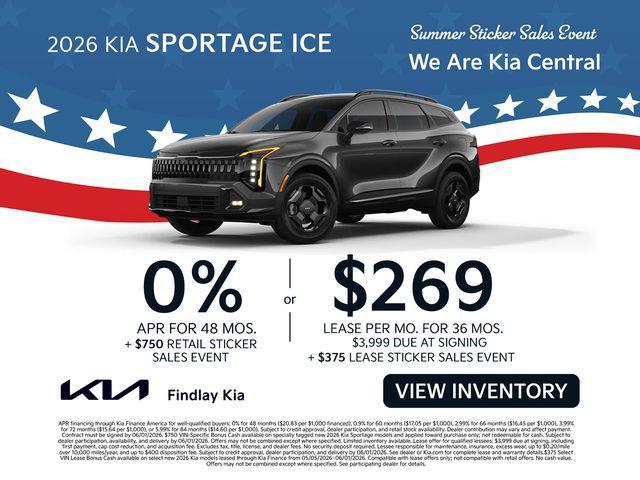 new 2026 Kia Sportage car, priced at $31,661