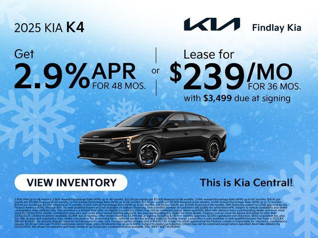 new 2025 Kia K4 car, priced at $26,892
