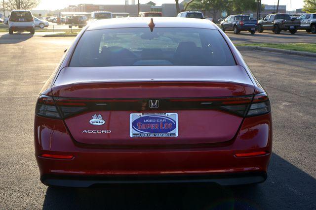 used 2024 Honda Accord car, priced at $23,991