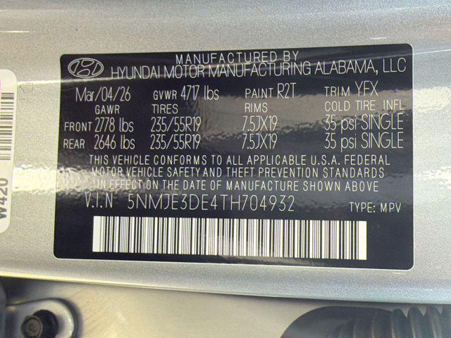 new 2026 Hyundai Tucson car, priced at $41,151