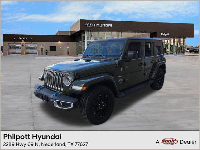 used 2022 Jeep Wrangler Unlimited 4xe car, priced at $27,998