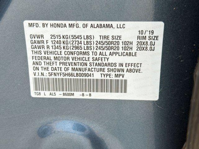used 2020 Honda Pilot car, priced at $15,999
