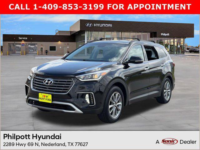 used 2018 Hyundai Santa Fe car, priced at $14,999