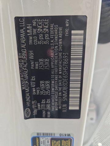 new 2025 Hyundai Tucson car, priced at $31,873