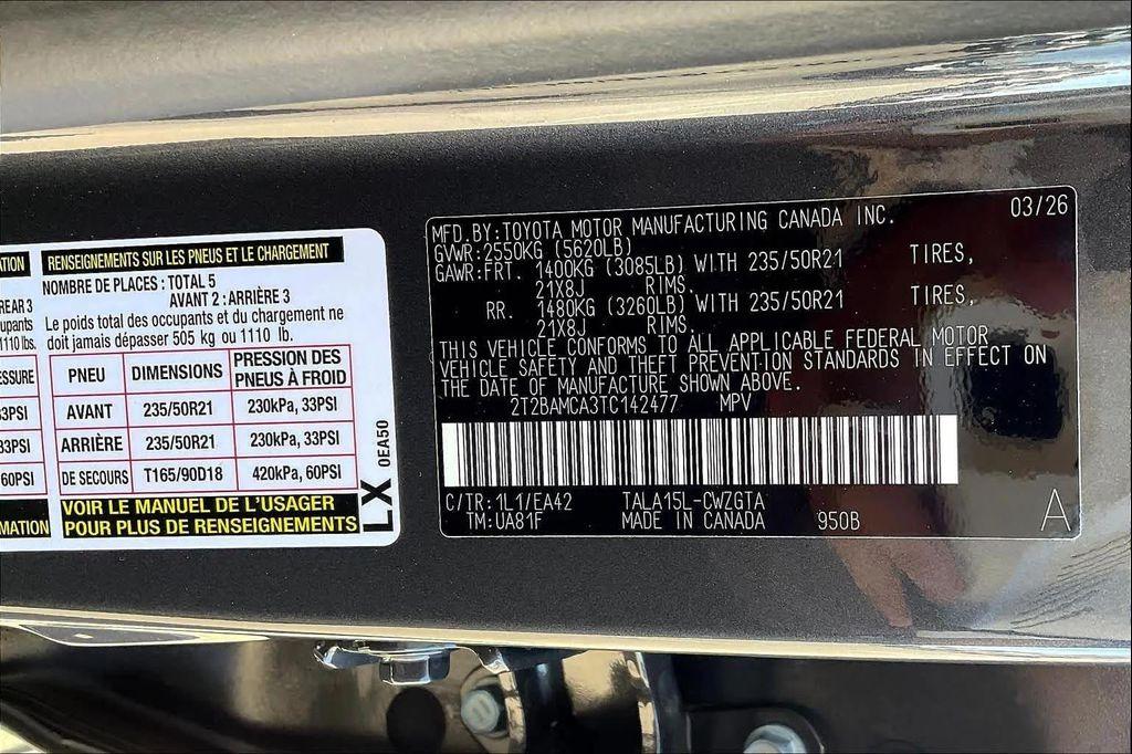 new 2026 Lexus RX 350 car, priced at $61,753