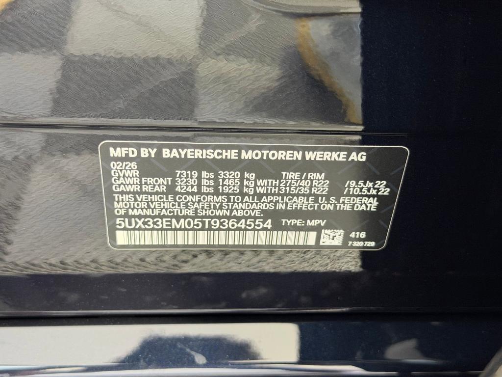 new 2026 BMW X7 car, priced at $125,125