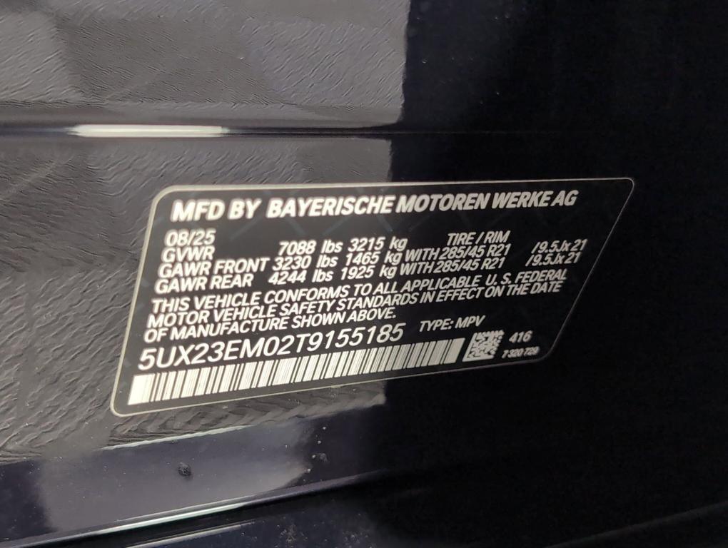 new 2026 BMW X7 car, priced at $93,490