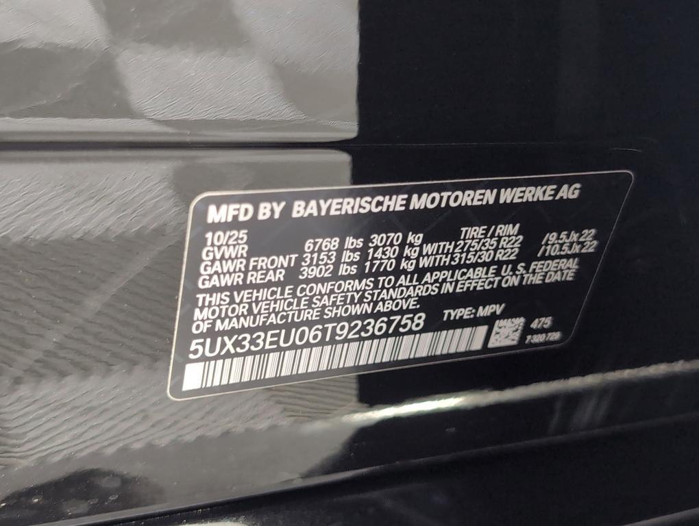 new 2026 BMW X5 car, priced at $98,125