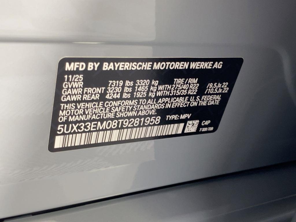 new 2026 BMW X7 car, priced at $123,460