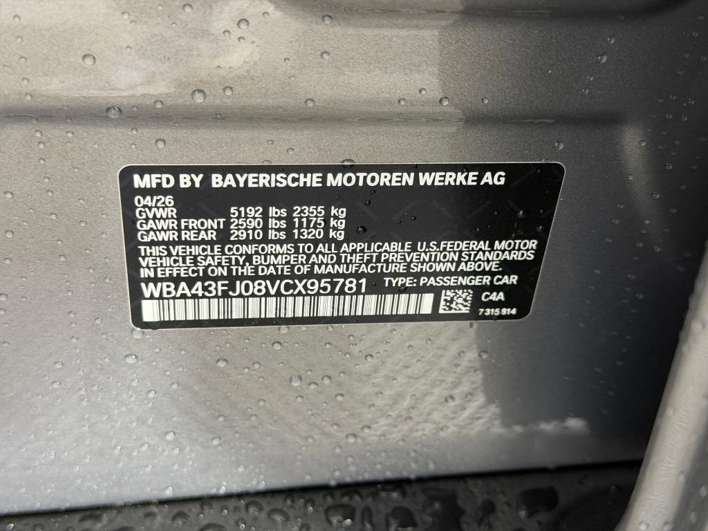 new 2027 BMW 530 car, priced at $66,750