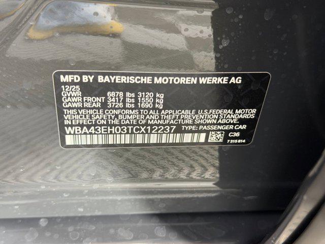 new 2026 BMW 750e car, priced at $124,455