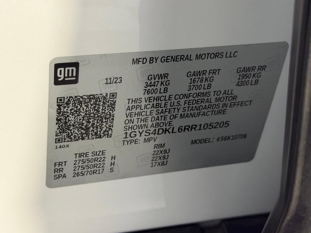 used 2024 Cadillac Escalade car, priced at $85,998