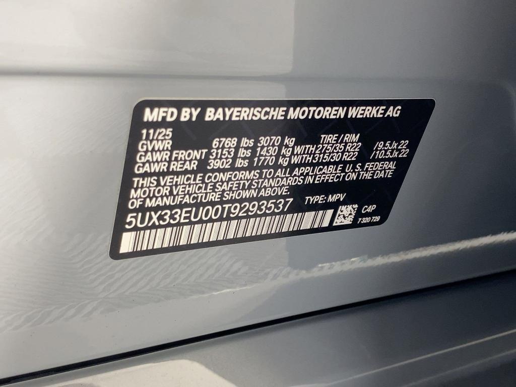 new 2026 BMW X5 car, priced at $98,775