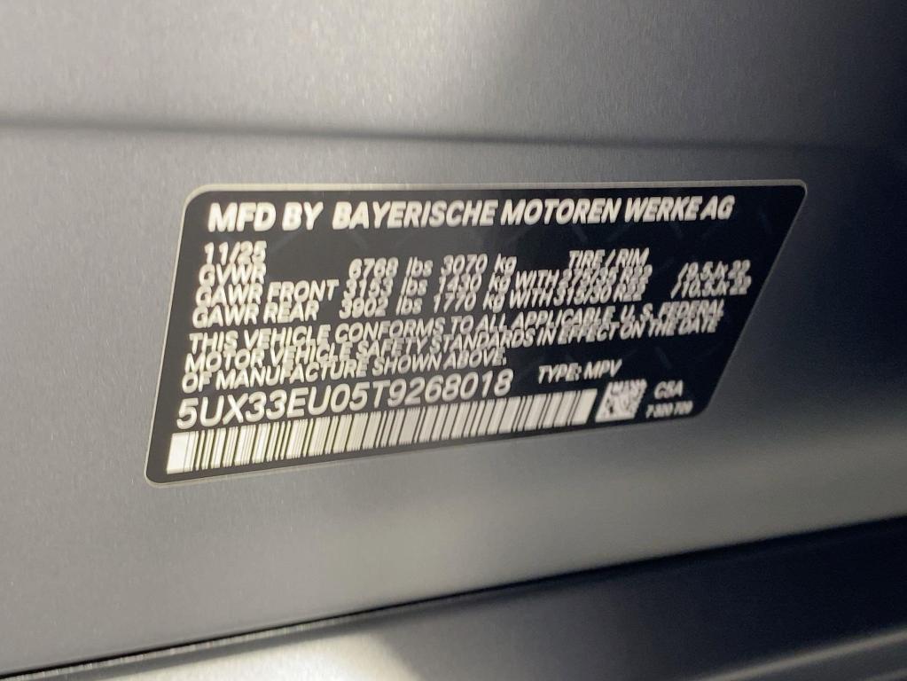 new 2026 BMW X5 car, priced at $108,870