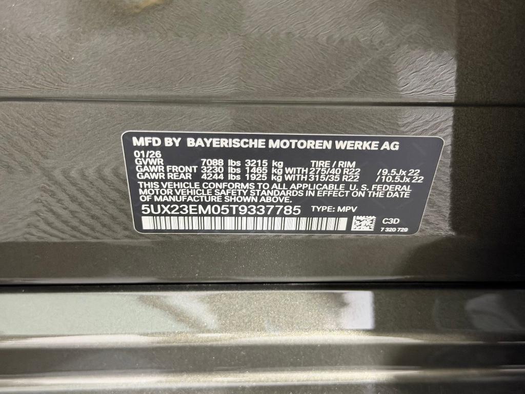 new 2026 BMW X7 car, priced at $98,700