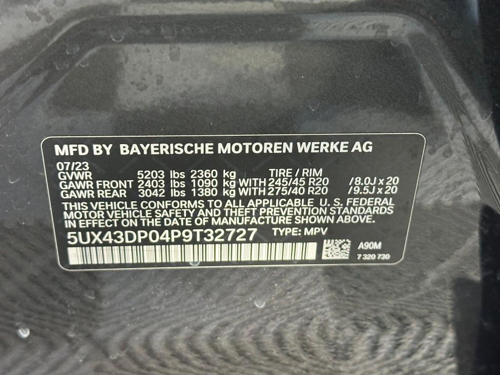 used 2023 BMW X3 car, priced at $33,496