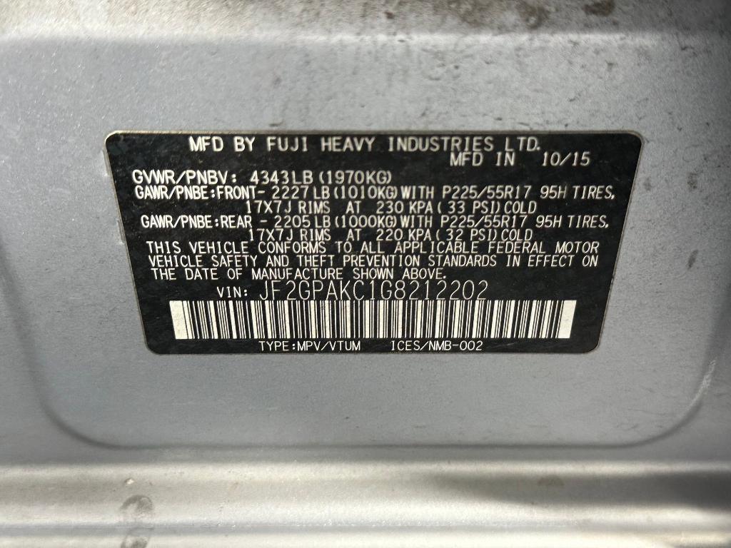 used 2016 Subaru Crosstrek car, priced at $11,298