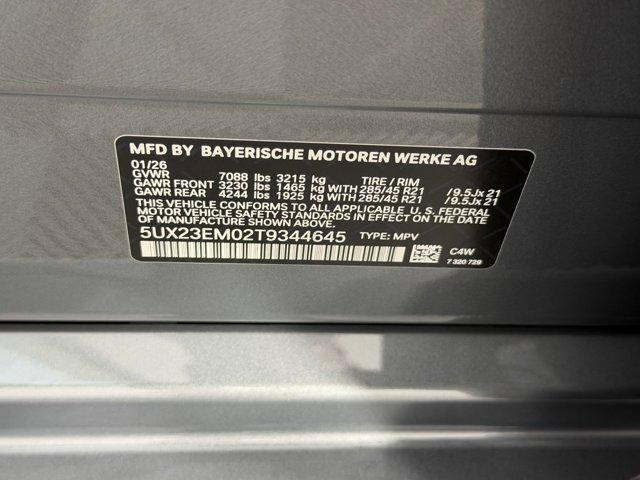 new 2026 BMW X7 car, priced at $93,300