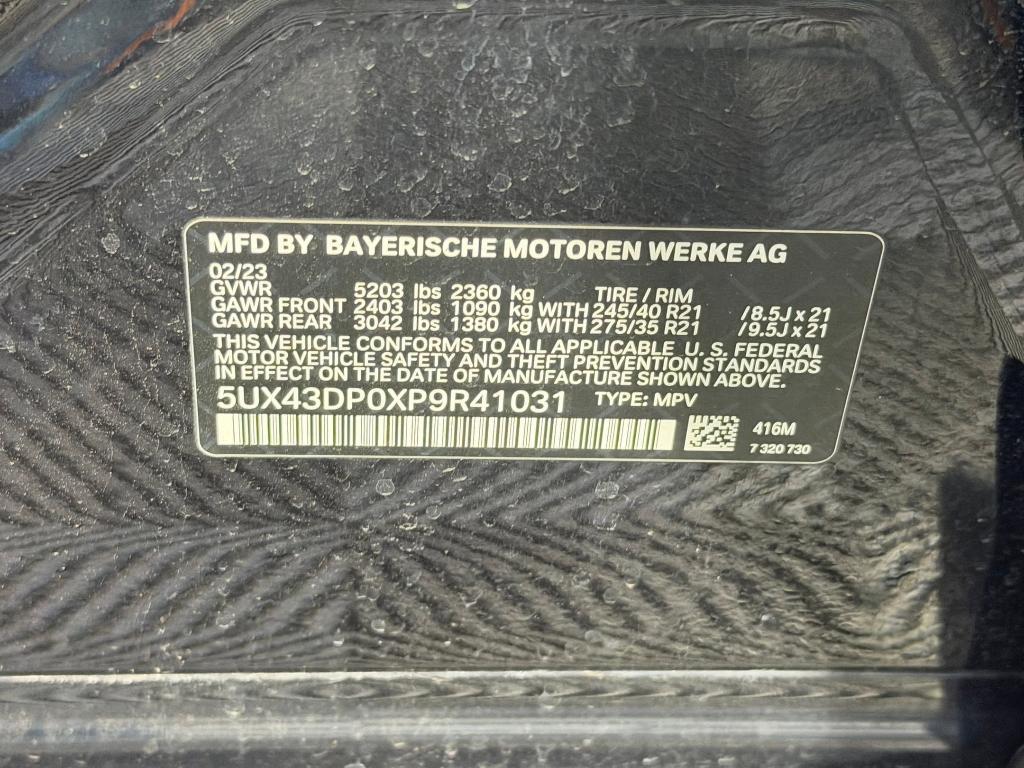 used 2023 BMW X3 car, priced at $33,999