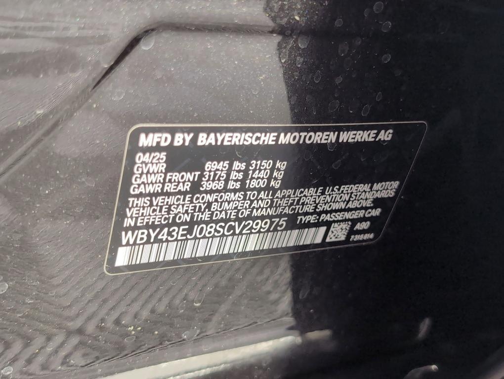 new 2025 BMW i7 car, priced at $110,925