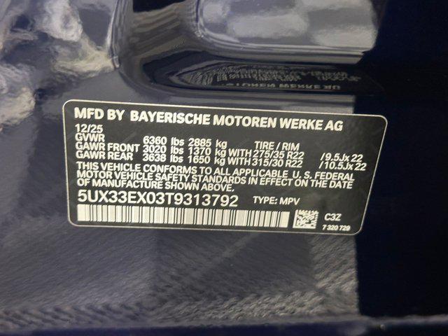 new 2026 BMW X6 car, priced at $89,850