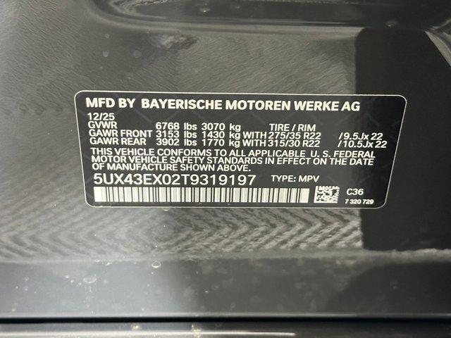 new 2026 BMW X6 car, priced at $112,175