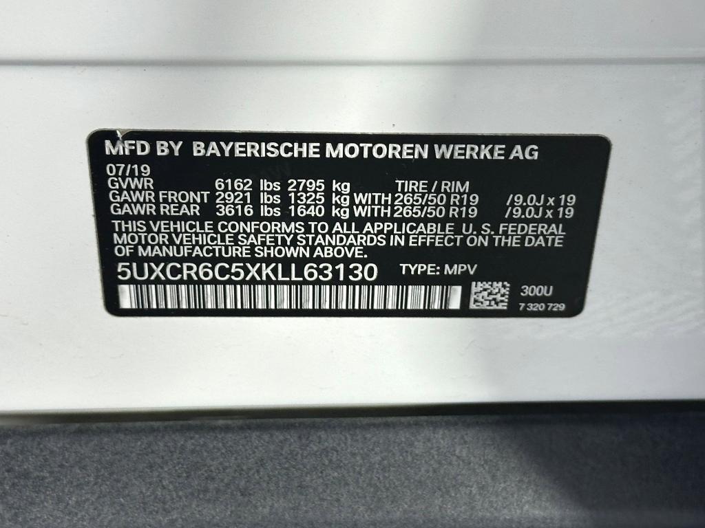 used 2019 BMW X5 car, priced at $25,499