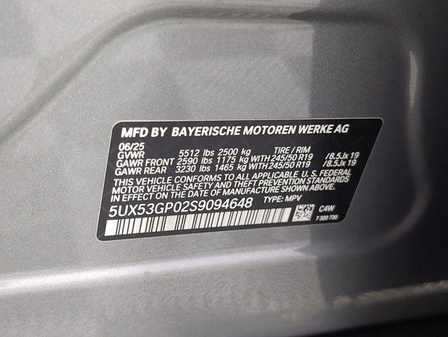 used 2025 BMW X3 car, priced at $53,800