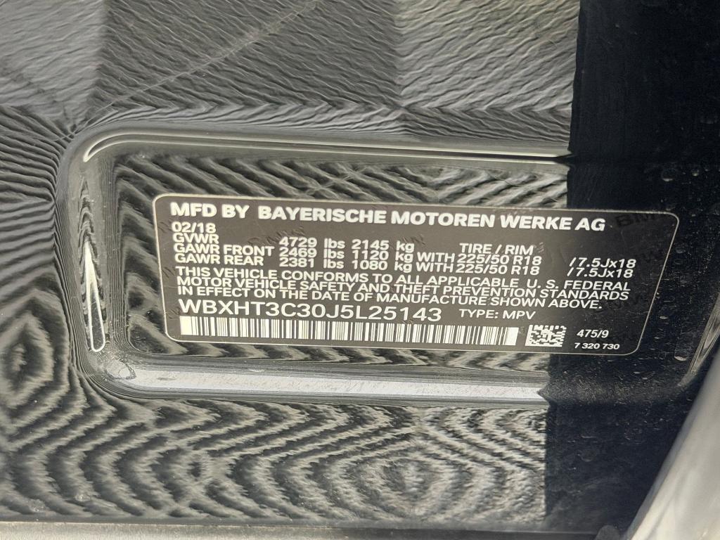 used 2018 BMW X1 car, priced at $13,224