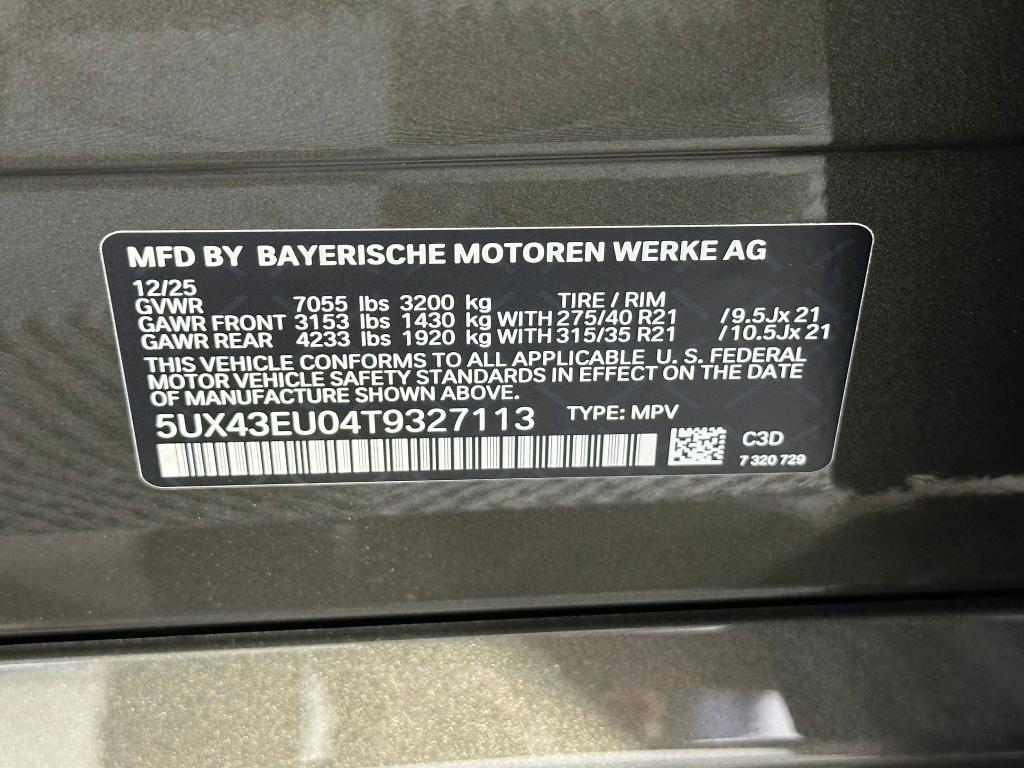new 2026 BMW X5 PHEV car, priced at $86,175