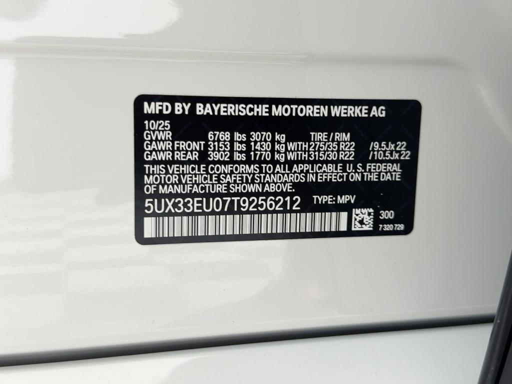 new 2026 BMW X5 car, priced at $98,625