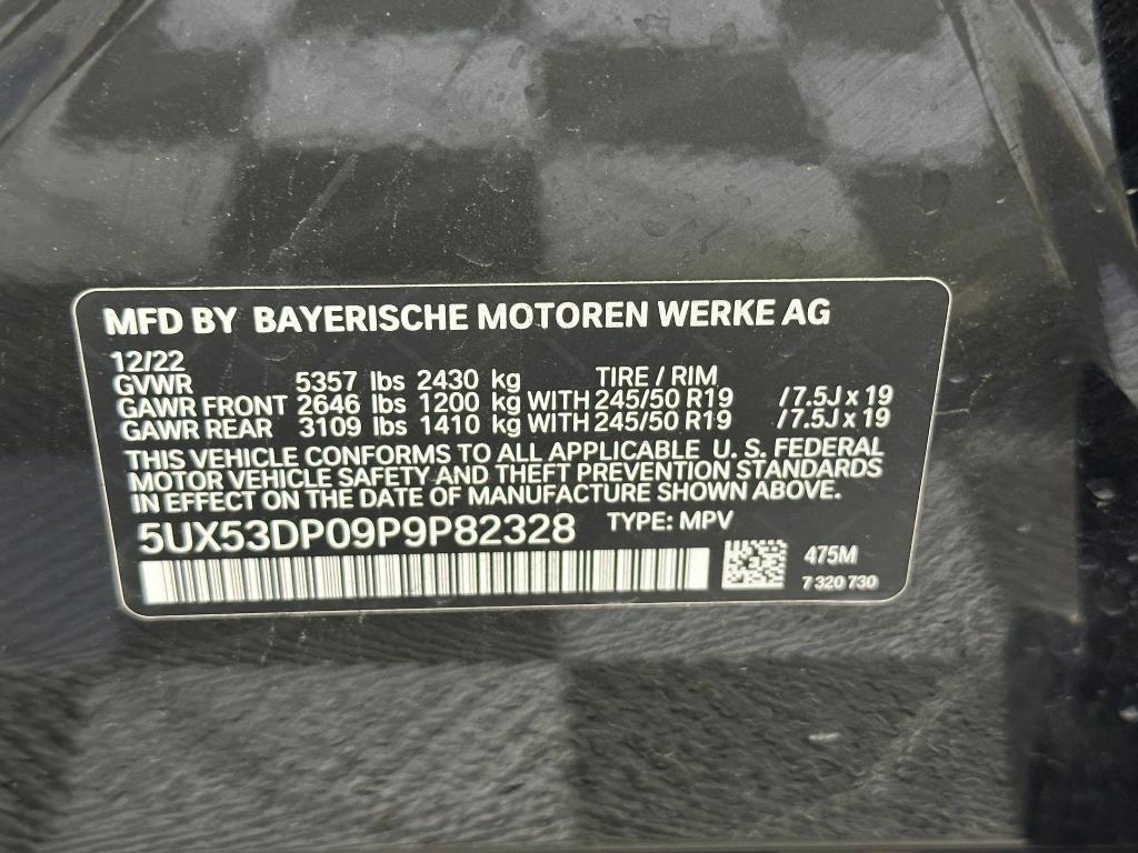 used 2023 BMW X3 car, priced at $34,697